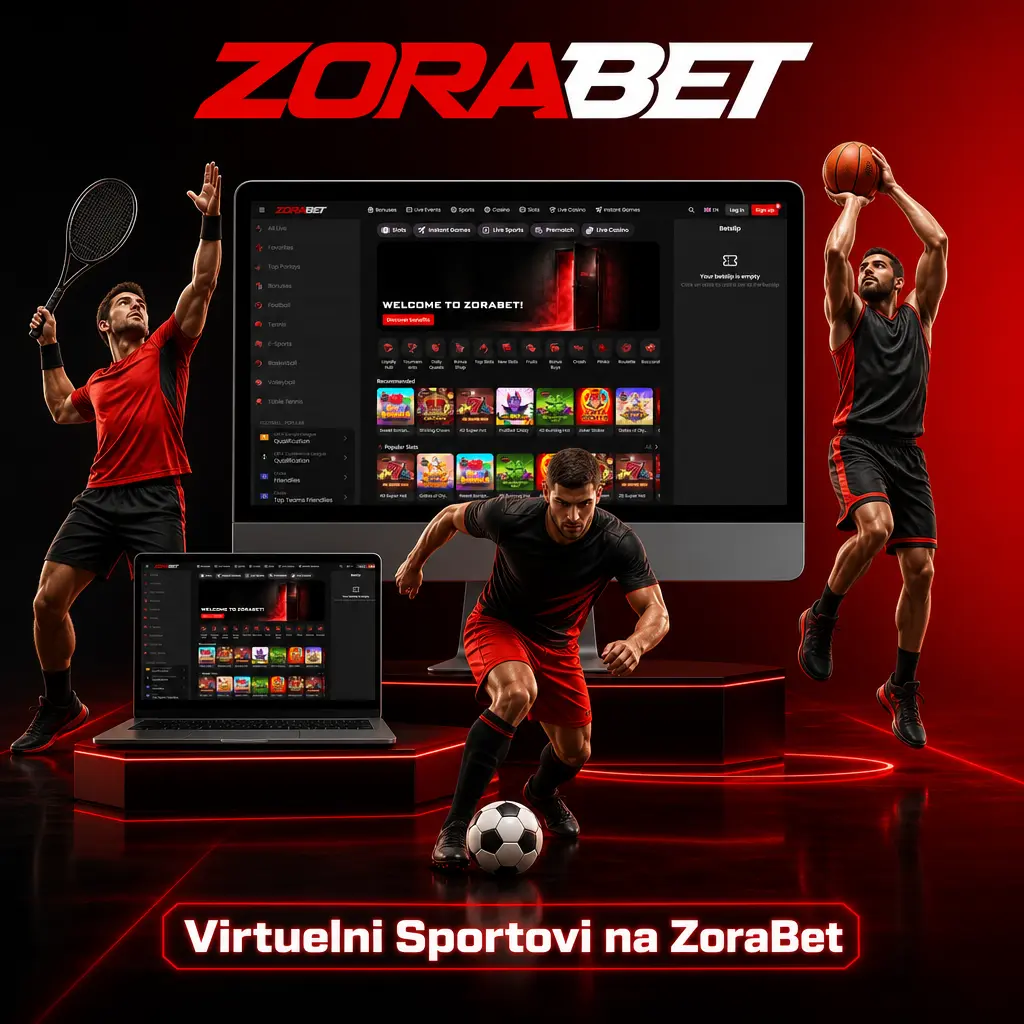 Virtuelni sportovi na ZoraBet platformi - fudbal, konjske trke, košarka, tenis i motocross simulacije