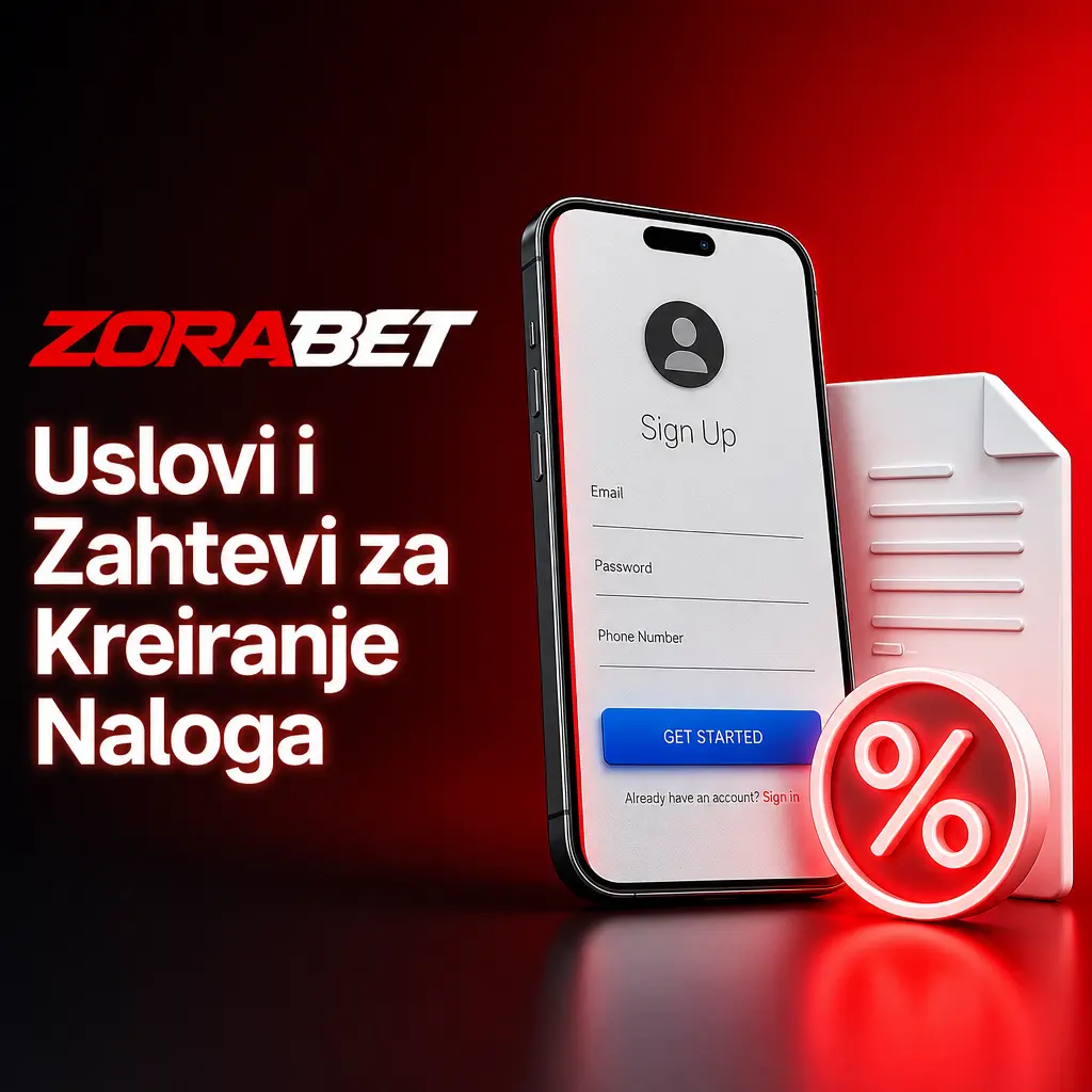 ZoraBet uslovi registracije – uzrast, rezidentnost i tačnost podataka za kreiranje naloga